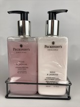 Pecksniff&#39;s England Rose &amp; Jasmine Vitamin Enriched Hand Wash &amp; Lotion 10.1 Oz - £28.63 GBP