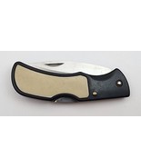 Vintage - FURY - 11001 - Folding Handle Pocket Knife - Black and Beige - £7.89 GBP