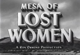 Mesa of Lost Woman on DVD - €6,94 EUR