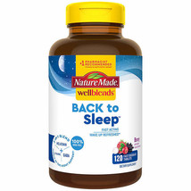 Nature Made Wellblends Back To Sleep, 120 Fast Dissolve Tablets - £799.35 GBP