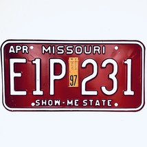 1997 United States Missouri Show-Me State Passenger License Plate E1P 231 - £20.18 GBP