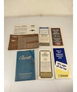 1982 Chevette 4DR Owners Manual And Dealership Paperwork - $372.37 MXN
