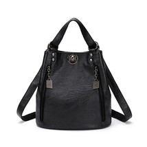  designer backpa high quality leather youth girl school bag  designer fashion tr - £131.82 GBP