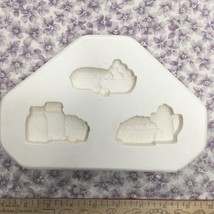 Grandmas Kitchen Foot Magnets Ceramic Mold Pie Biscuits Jam Donas 314 2X2 - $14.80