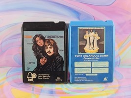 Lot of 2 Tony Orlando &amp; Dawn 8-Track Cassettes: Greatest Hits, Tuneweaving - $12.99