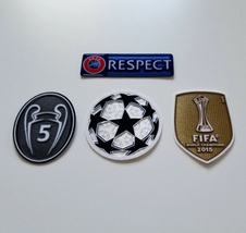 FC Barcelona 2015 UEFA CHAMPIONS LEAGUE SET Soccer patch 5 TROPHY badge ... - €14,59 EUR