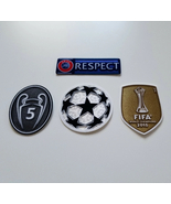 FC Barcelona 2015 UEFA CHAMPIONS LEAGUE SET Soccer patch 5 TROPHY badge ... - €14,59 EUR