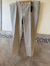 NWT ZANELLA Cotton Blend Beige Men&#39;s Trousers SZ 46 Made in Italy - $148.50