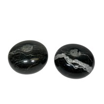 Black Marble Candle Holder Round Taper Candle Set Of 2 Pier 1 Pakistan - $24.00