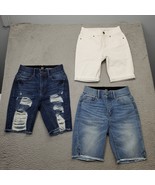New York &amp; Company Lot of Three Curvy Sculpting Shorts Womens Size 2 Mul... - $26.29
