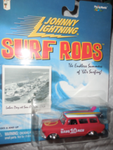 Johnny Lightning Surf Rods &quot;Hang 10 Men&quot; Mint On Sealed Card 1/64 Scale - £3.73 GBP