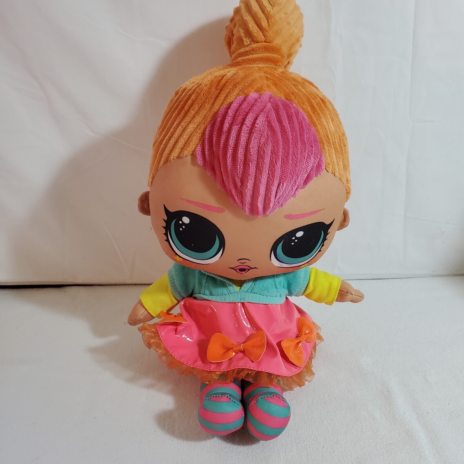 LOL Surprise Neon Q.T. Large Huggable 14” Plush Doll - $19.34