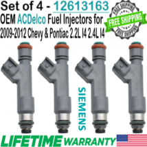Genuine ACDelco x4 Fuel Injectors for 2010, 2011, 2012 Chevrolet Malibu ... - $79.19