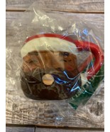 Mini 2 oz Black Santa Clause Espresso Mug Holiday Christmas Decor (eyes ... - $331.56 MXN