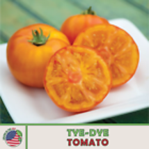 Tye-Dye Tomato Seeds, Hybrid, Non-GMO, Genuine USA 10 Seeds - £11.14 GBP