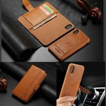 Leather Magnetic Flip Back Cover Case For Apple I Phone &amp; Samsung Galaxy Models - £47.08 GBP