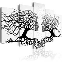 Tiptophomedecor Abstract Canvas Wall Art - The Kiss Of The Wind - Stretched &amp; Fr - £72.32 GBP+