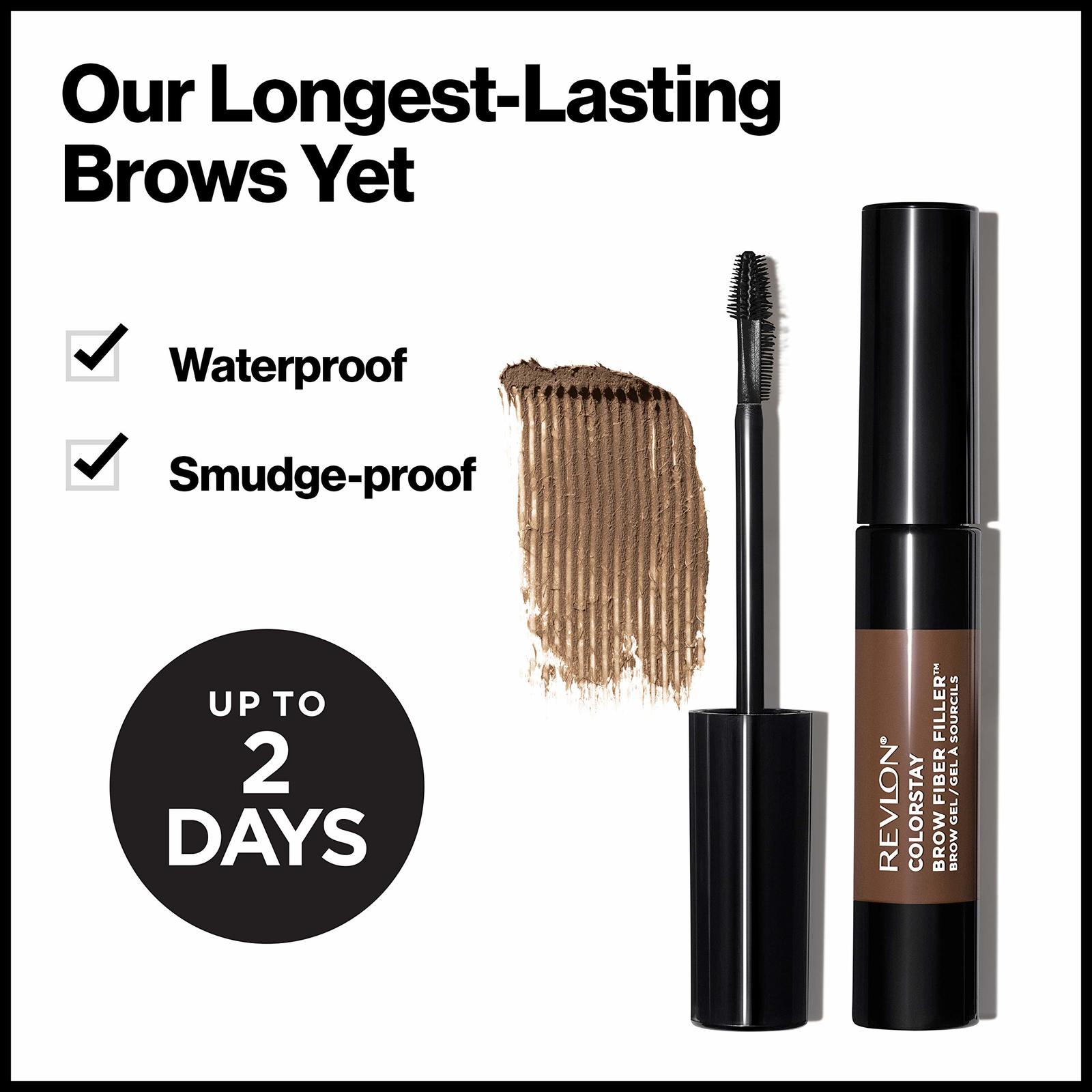 Revlon ColorStay Brow Fiber Filler, Longwearing & Volumizing Waterproof Eyebrow  Item image 7