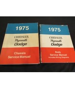Lot of 1975 Chrysler Dodge Plymouth Chassis Body Service Manuals Wiring ... - $63.56 CAD