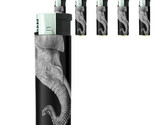 Elephant Art D22 Lighters Set of 5 Electronic Butane  - $15.79