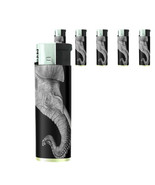 Elephant Art D22 Lighters Set of 5 Electronic Butane  - £12.36 GBP
