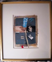 F M SIELSKY Mid Century Collage Pollack Gallery 1962 &quot;Dove&quot; Rare Listed! - £403.94 GBP