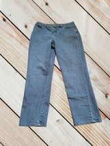 Gloria Vanderbilt Amanda Jeans 12 S Blue Mid Rise Straight Denim Pants S... - £8.52 GBP