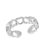 Forever Linked Alternate Sweet hearts Sterling Silver Toe or Pinky Ring - £10.89 GBP