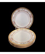 Vtg Mikasa Merrick Bread Butter Plates L5517 Set Of 4 Japan Floral Gold ... - $63.98 CAD