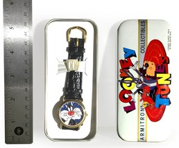 Looney Tunes Sylvester the Cat Quartz Watch - Warner Bros (1994) w/ Tin Case - £44.47 GBP