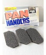 CHORE BOY PAN HANDL&#39;RS set 3 Steel less wool no rust soap pad lemon hand... - $24.69 CAD