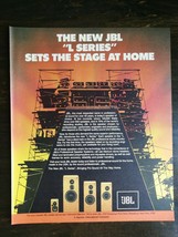 Vintage 1985 JBL L Series Speakers Full Page Original Ad 721 - £5.22 GBP