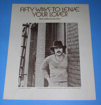 Paul Simon Sheet Music Vintage 1975 Fifty Ways To Leave - £19.57 GBP