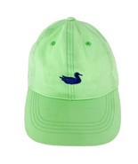 Southern Marsh Cap Hat Neon Green Blue Logo Adjustable Leather Strap New - £13.37 GBP
