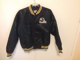 Vintage 80s 90s Chalk Line Pittsburgh Steelers Scatto Button Up Raso Giacca Szxl - £62.90 GBP