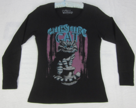 Disney Cheshire Cat (2XL) Black Cotton Thermal Long Sleeve To Alice InWonderland - £18.47 GBP