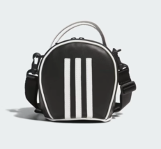 Adidas 3S Round Bag Women&#39;s Golf Bag Sports Fshion Handbag Bag Black NWT... - $102.90