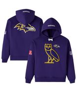 Mens OVO Ravens Icon Team Pullover Hoodie - Purple - $79.00