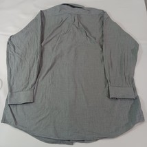 Stafford Executive Men's Gray Cotton Long Sleeve Button Up Shirt Size 17.5 image 2
