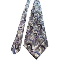 Mens Small Garden Silk Necktie Tie J Garcia - $10.79
