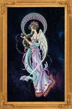 Complete Xstitch Kit Mayari Deity  of the MOON with handdyed opalescent ... - £93.37 GBP+