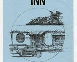 Country Inn Menu Downtown Bulverde Texas 1993 - £14.28 GBP