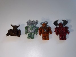 Lot of 4 Mega Bloks Dragon Knights Small Figures Figurines - $11.87