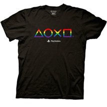 PlayStation Rainbow Symbols T-Shirt - £14.96 GBP