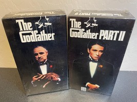 The Godfather Part I and Part II VHS 2-Tape Set Brand New Sealed Pair - £13.72 GBP