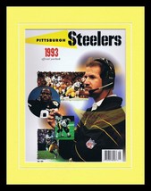1993 Pittsburgh Steelers Yearbook Framed 11x14 ORIGINAL Cover Display Cowher - £27.35 GBP