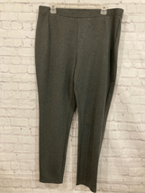 Chicos Womens Size 3R US 16/18 Leggings Gray Pull On Elastic Waist New - $25.25