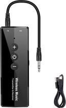 Upgraded Bluetooth 5.3 Transmitter 3-In-1, Portable Wireless Rechargeable - $32.96