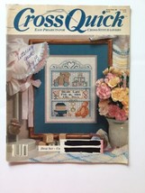 Cross Quick Cross Stitch  Magazine June July 1989 Volume 1 Number 5 - £3.94 GBP