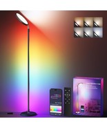 Smart LED Floor Lamp w/ RGB + White, Alexa Compatible, Music Sync, 73in - $830.22 MXN